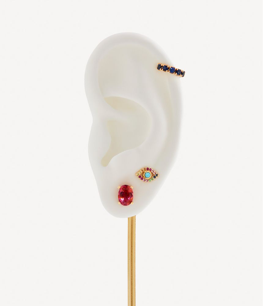 brinco-solitario-unico-de-ouro-rosa-com-turmalina-rosa-oval