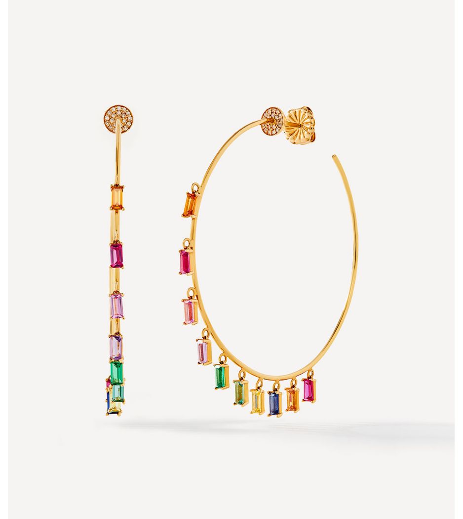 brinco-de-argola-rainbow-de-ouro-com-safiras-coloridas brinco-de-argola-rainbow-de-ouro-com-safiras-coloridas