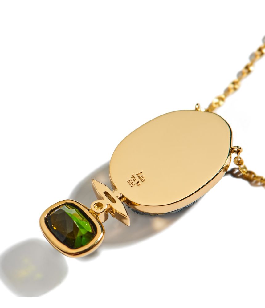 colar-com-pingente-lito-de-ouro-com-calcedonia-e-turmalina