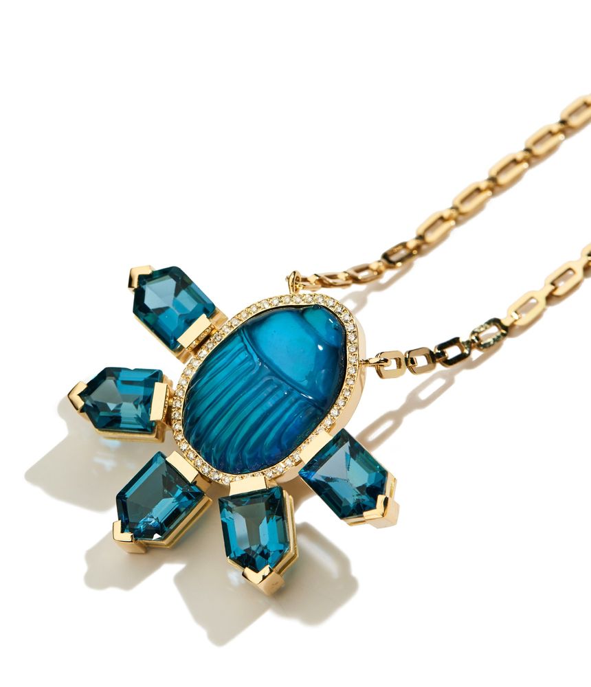 colar-com-pingente-lito-de-ouro-com-calcedonia-e-topazios-azuis