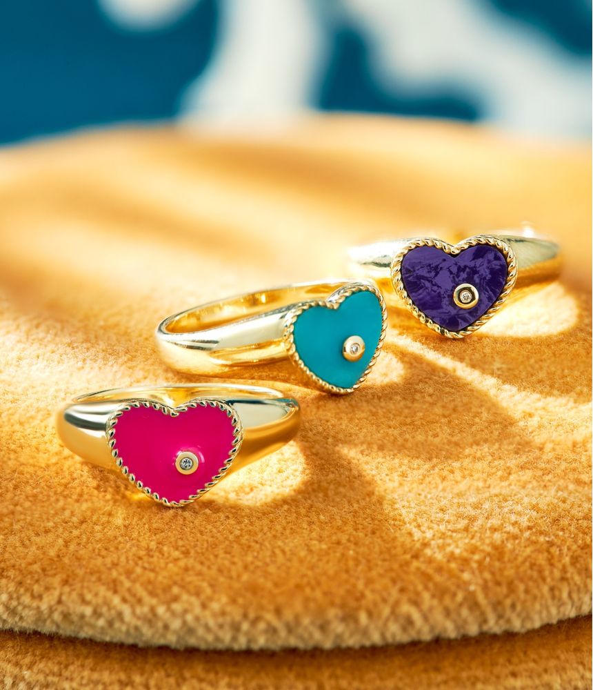 anel-de-dedinho-coracao-yvonne-leon-de-ouro-esmaltado-e-diamante