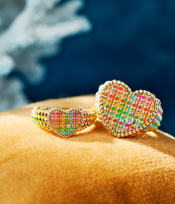 anel-de-dedinho-coracao-yvonne-leon-de-ouro-esmaltado