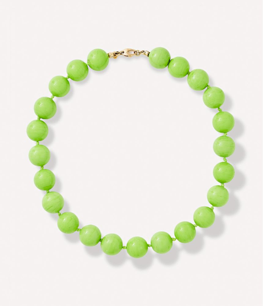Colar-light-green-murano-bead-de-ouro
