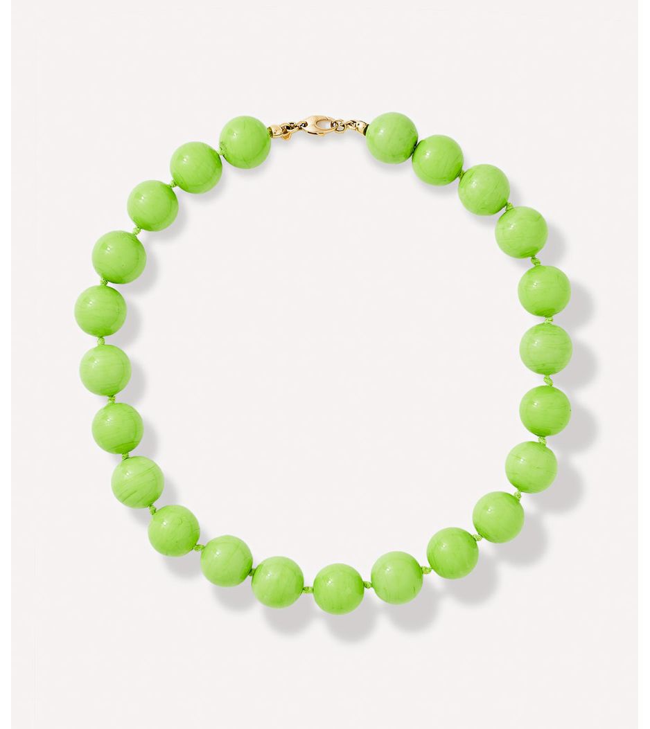 Colar-light-green-murano-bead-de-ouro Colar-light-green-murano-bead-de-ouro