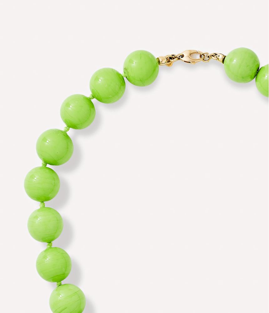 Colar-light-green-murano-bead-de-ouro