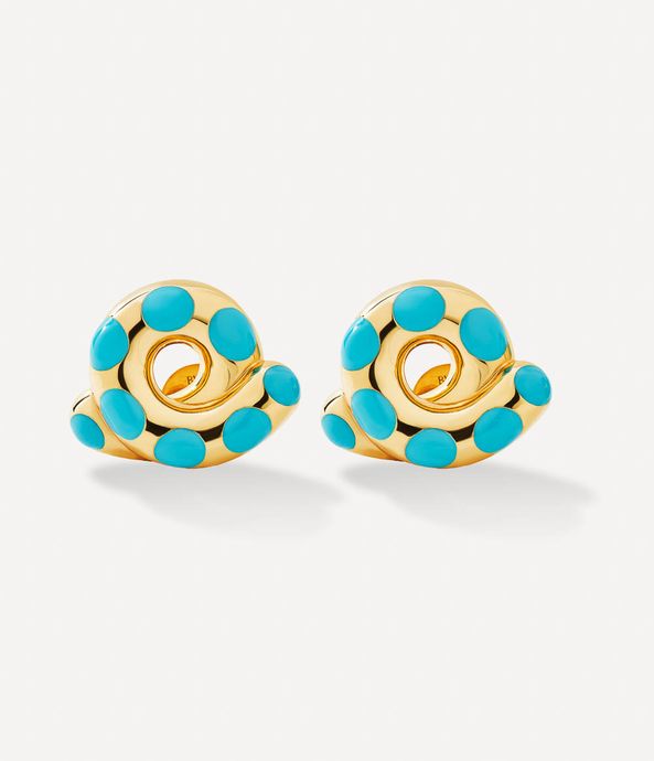 brinco-Bea-Bongiasca-capri-blu-enamel-tarallo-limited-edition-de-ouro