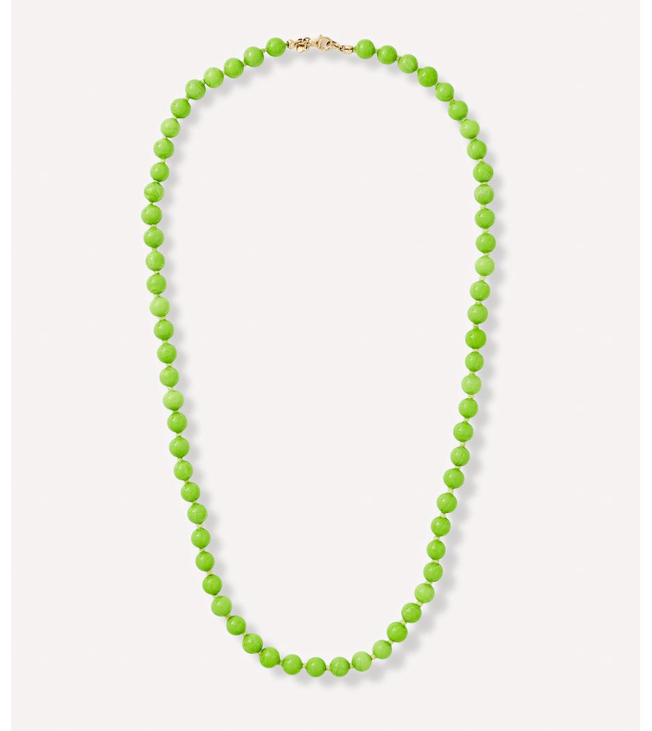 colar-light-green-murano-bead-de-ouro colar-light-green-murano-bead-de-ouro