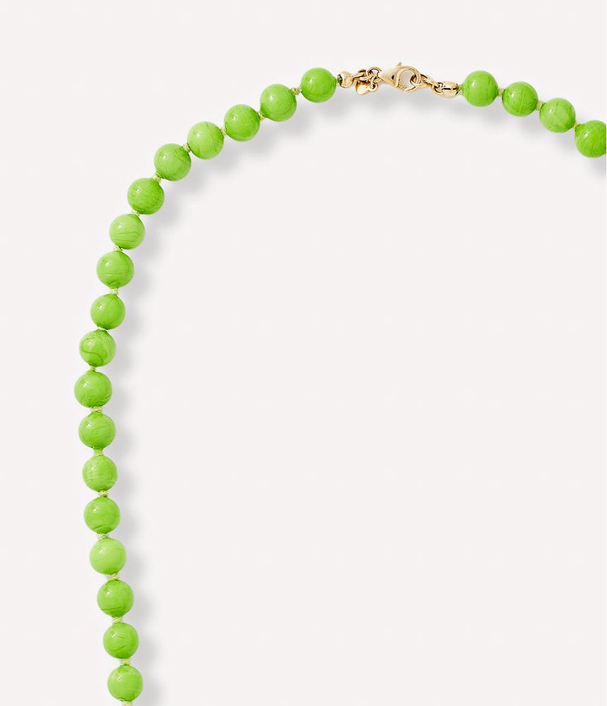 colar-light-green-murano-bead-de-ouro