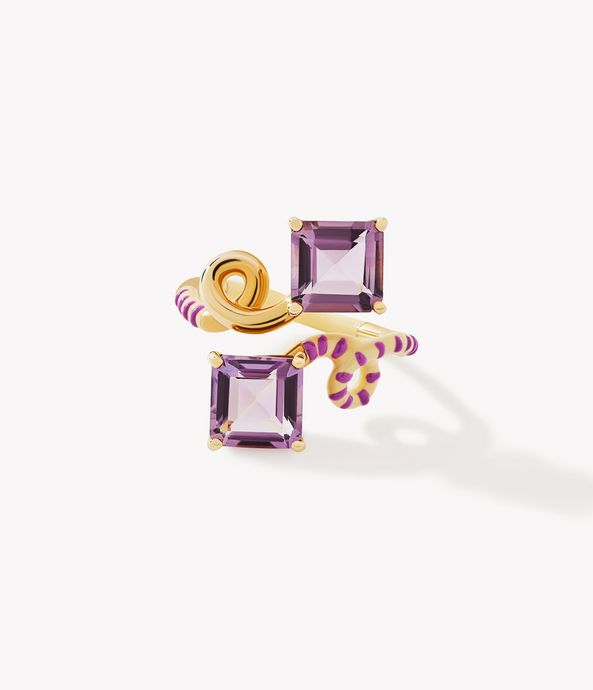 Anel-Bea-Bongiasca-exclusive-B-square-panna-enamel-de-ouro