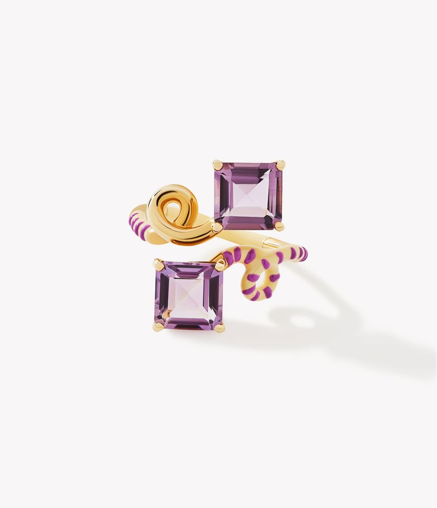 Anel-Bea-Bongiasca-exclusive-B-square-panna-enamel-de-ouro