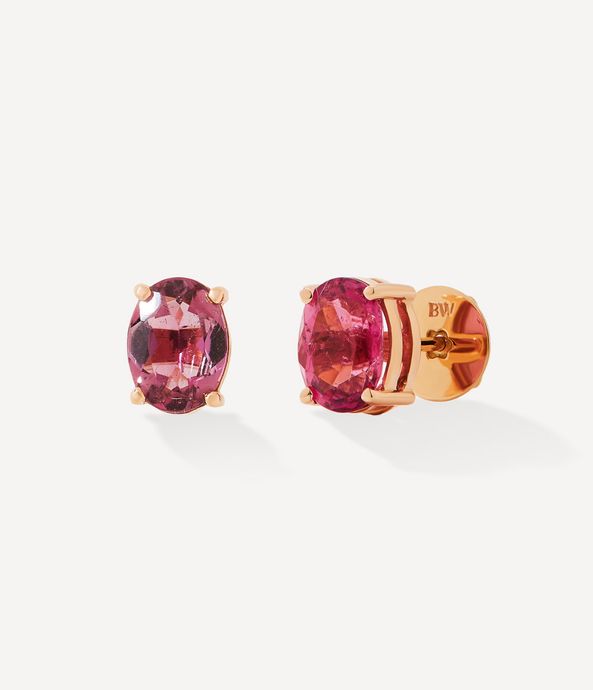 brinco-solitario-mismatched-tourmaline-oval-shape-de-ouro-rosa