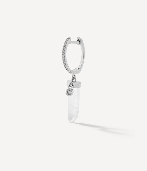 Brinco-de-argola-unico-Meira-T-diamond-and-moonstone-dagger-em-ouro-branco