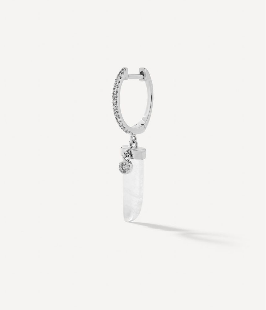 Brinco-de-argola-unico-Meira-T-diamond-and-moonstone-dagger-em-ouro-branco