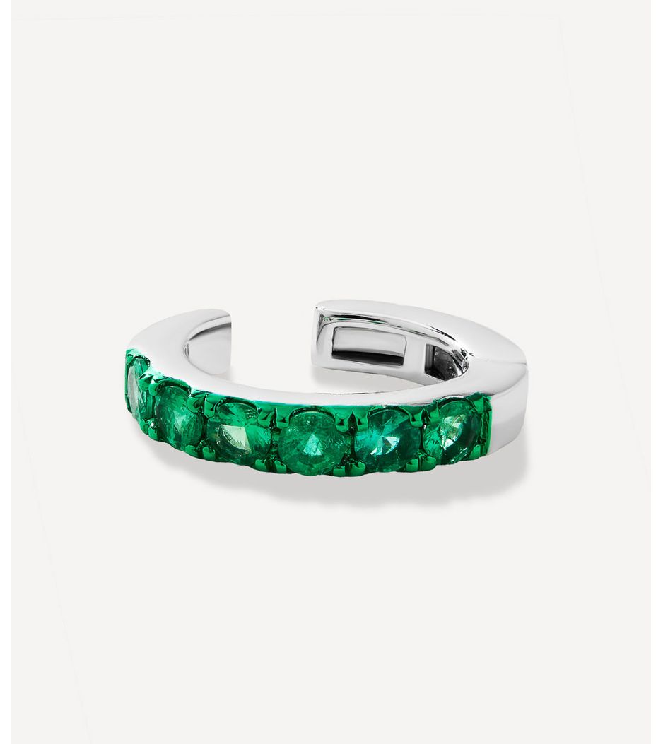 piercing-de-encaixe-electric-emerald-jumbo-de-ouro-branco piercing-de-encaixe-electric-emerald-jumbo-de-ouro-branco