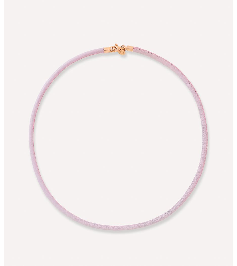 colar-corrente-baby-pink-vegan-leather-de-ouro colar-corrente-baby-pink-vegan-leather-de-ouro