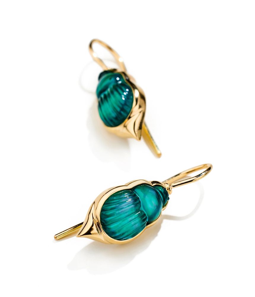 brinco-lito-concha-de-ouro-com-calcedonia-verde