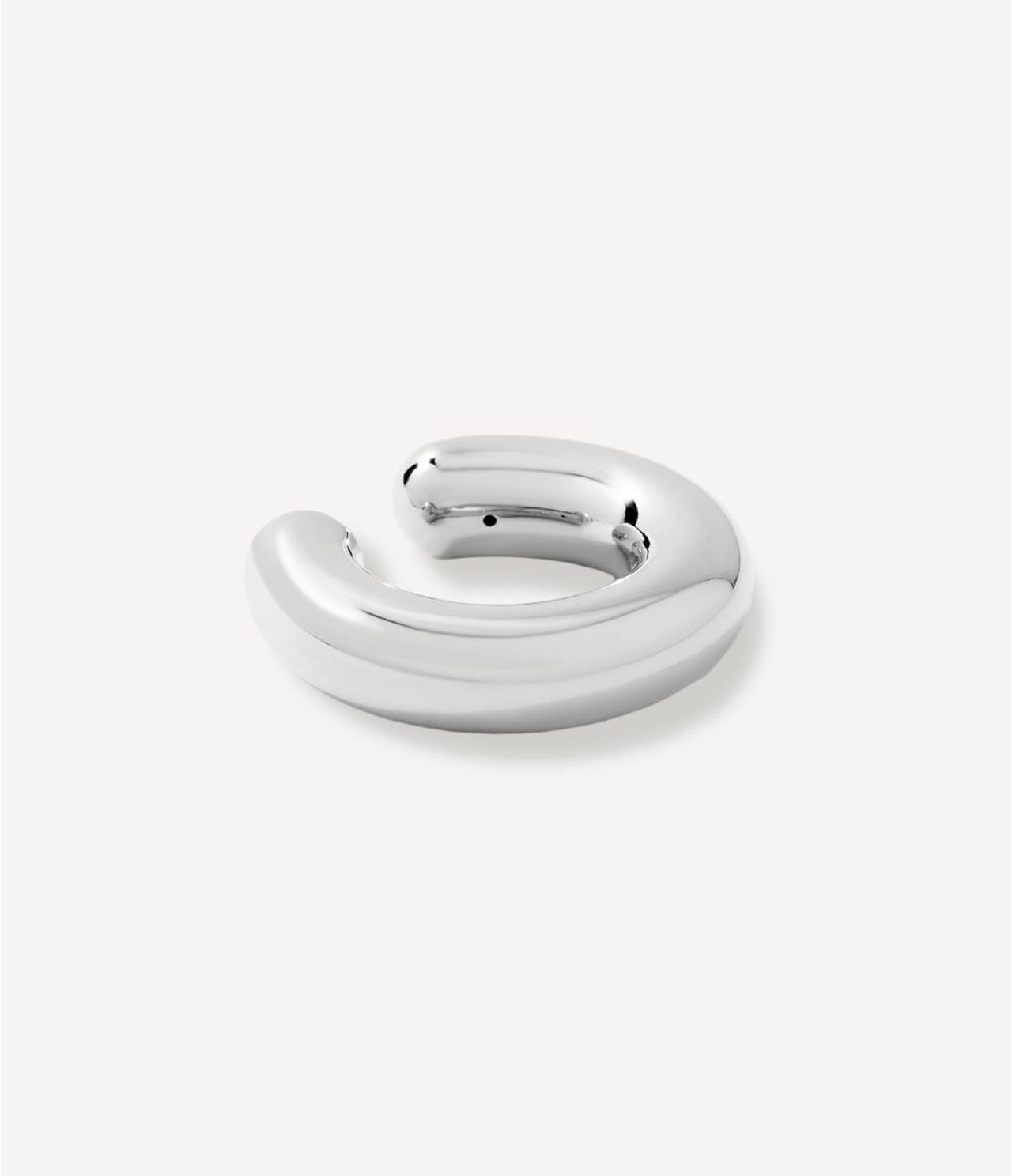Piercing de encaixe jumbo oversized de ouro branco - Beatriz Werebe