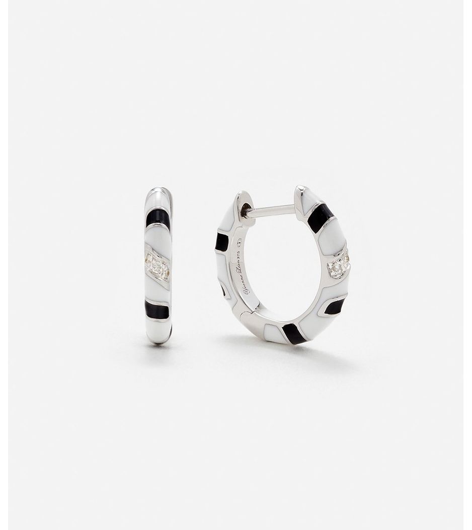 paire-de-creoles-mini-torsade-email-zebre-or-blanc paire-de-creoles-mini-torsade-email-zebre-or-blanc