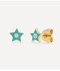 Brinco-stud-stars-azul-de-ouro-amarelo-com-diamante