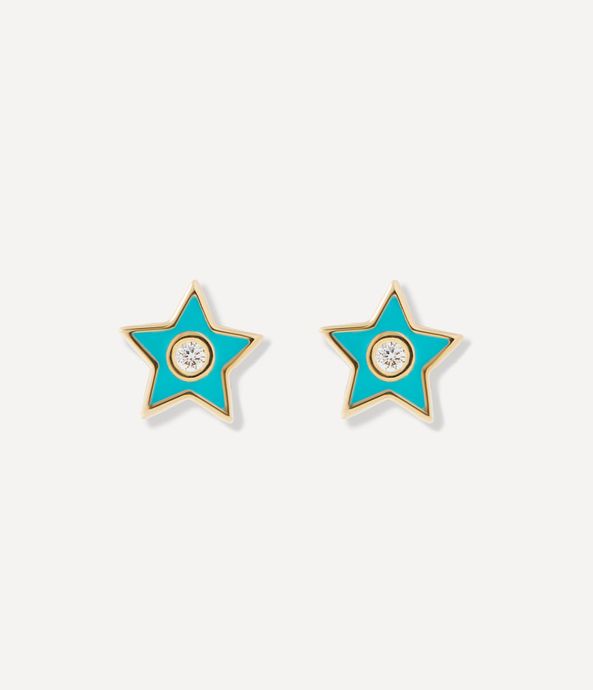 Brinco-stud-stars-azul-de-ouro-amarelo-com-diamante