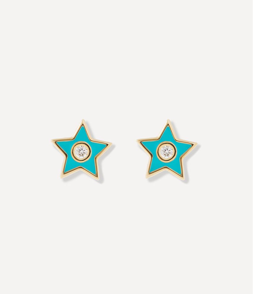 Brinco-stud-stars-azul-de-ouro-amarelo-com-diamante