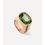 Anel-Dezso-green-tourmaline-shark-fin-ring-de-ouro-rosa