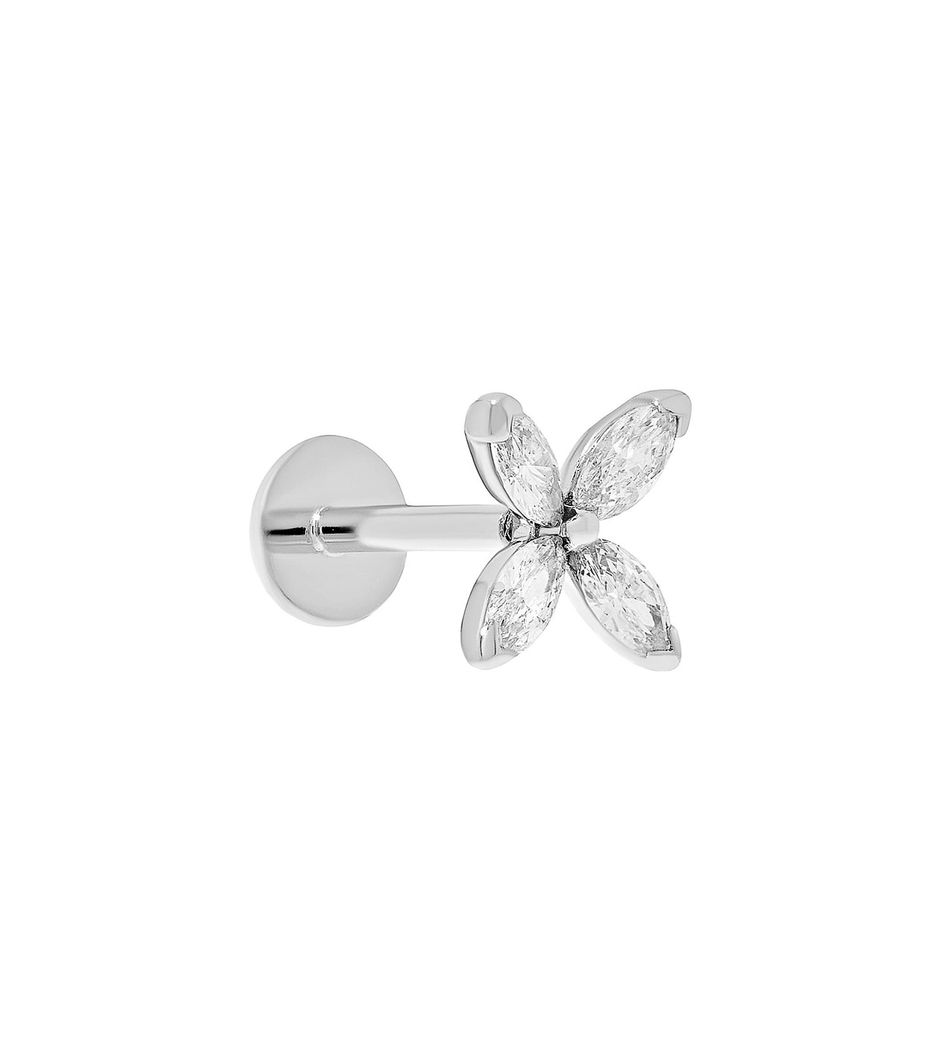 Piercing-de-tarraxa-flor-de-ouro-branco-
